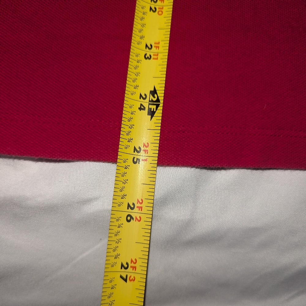 Karen Scott Women's XL Red Short Sleeve Polo Shirt - Picture 4 of 4